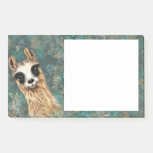 Funny Post it Notes with Curious Baby Llama Post-it Klebezettel