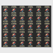 Funny Postal Fitness Postman Geschenkpapier (Flach)