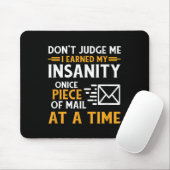 Funny Postal Mail Carrier Kurier Quote Mousepad (Mit Mouse)