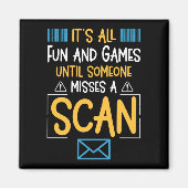 Funny Postal Worker Mailman Magnet (Vorne)