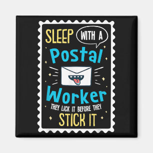Funny Postal Worker Sprichwort - Mailman Postman P Magnet