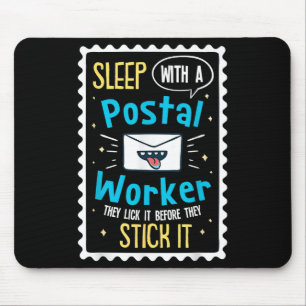 Funny Postal Worker Sprichwort - Mailman Postman P Mousepad