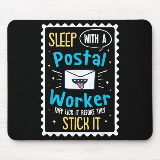 Funny Postal Worker Sprichwort - Mailman Postman P Mousepad (Vorne)