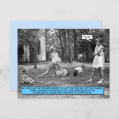 Funny Postcard - Leapfrog Postkarte (Vorne/Hinten)