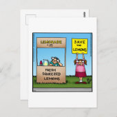 Funny Postcard nur weil Postkarte (Vorne/Hinten)