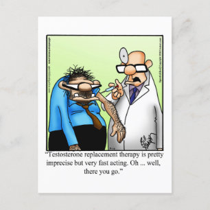 Funny Postcard nur weil Postkarte
