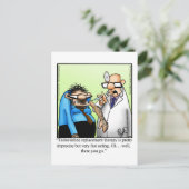 Funny Postcard nur weil Postkarte (Stehend Vorderseite)