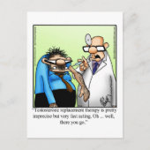 Funny Postcard nur weil Postkarte (Vorderseite)
