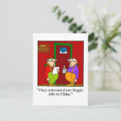 Funny Postcard Postkarte (Stehend Vorderseite)