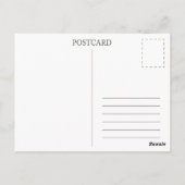 Funny postcard. Summer day Postkarte (Rückseite)