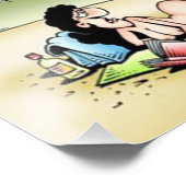 Funny Poster "Antinudist" (Ecke)