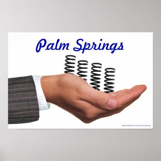 Funny Poster: "Palm Springs" Poster (Vorne)