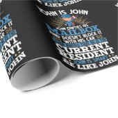 Funny Postman Mailman Postal Worker Geschenkpapier (Rolleneckpunkt)