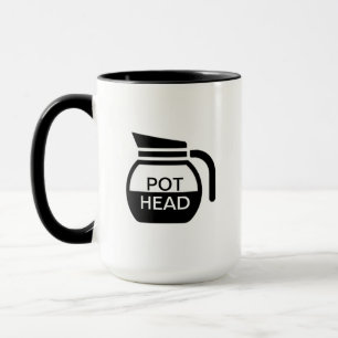 Funny Pot Head-Kaffee Tasse