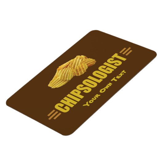 Funny Potato Chip Liebhaber Magnet (Linke Seite)