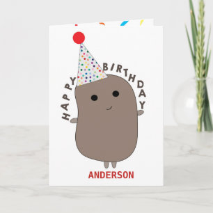 Funny Potato Geburtstag Karte