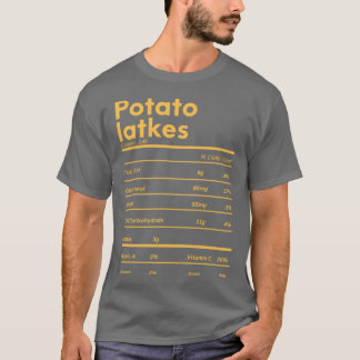 Funny Potato latts Erntedank Ernährungsfakte T-Shirt