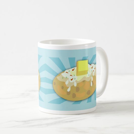 Funny Potato Liebhaber Design Kaffeetasse (VorderseiteRechts)