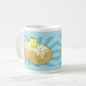 Funny Potato Liebhaber Design Kaffeetasse (Vorderseite Links)