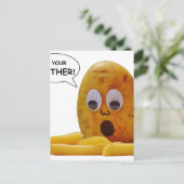 Funny Potato Mutter Postkarte (Stehend Vorderseite)