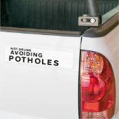 Funny Pothole Bumper Sticker – Not Drunk Avoiding  Autoaufkleber (Auf Lkw)