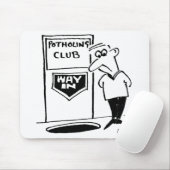 Funny Potholing Club Eintritt in den Cartoon Mousepad (Mit Mouse)