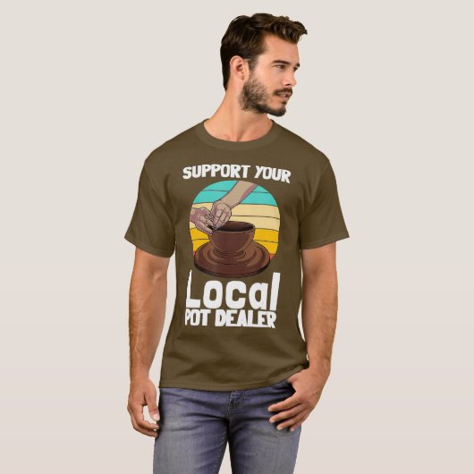 Funny Potterie Geschenk für Pot-Händler Männer Fra T-Shirt (Vorne ganz)