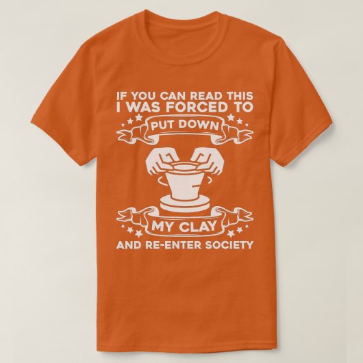 Funny Pottermacher Keramiken Handcraft Potter T-Shirt (Design vorne)