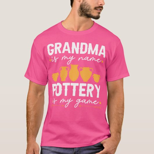 Funny Pottery Oma Keramik Artist Großmutter T-Shirt (Vorderseite)