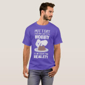 Funny Pottery Reality Escape Clayware Clay T-Shirt (Vorne ganz)