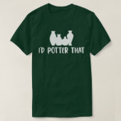 Funny Pottery Sprichwort Potter T-Shirt (Design vorne)