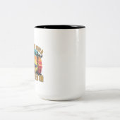 Funny Power Lineman Quote Electrical Engineer Zweifarbige Tasse (Mittel)