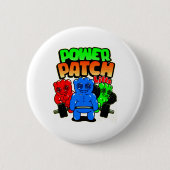 Funny Power Patch Lifts Weightlifting Bodybuilding Button (Vorderseite)