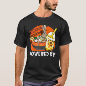 Funny Powered by Ramen T-Shirt (Vorderseite)
