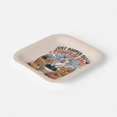 Funny Prairie Dog Fall Pumpkin Spice Humor Pappteller (Gewinkelt)