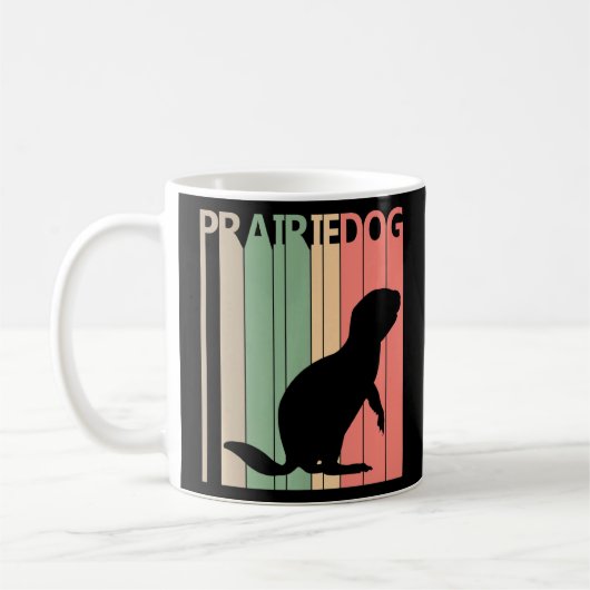 Funny Prairie Dog Kostume Kaffeetasse (Links)