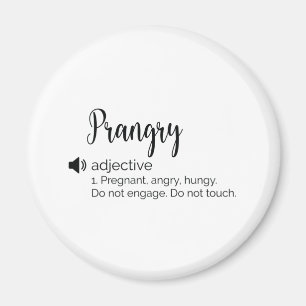 Funny Prangry Definition Magnet