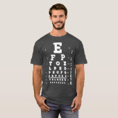 Funny Prank Blake Eye Chart Extest T-Shirt (Vorne ganz)