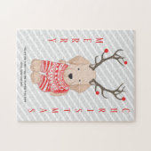 Funny Prank Weihnachten Golden Retriever Welpenges Puzzle (Horizontal)