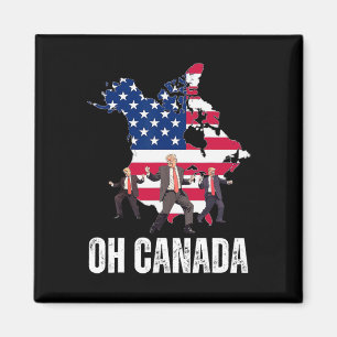 Funny Präsident Donald Trump Oh Kanada USA Amerika Magnet
