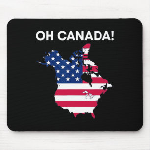 Funny Präsident Donald Trump Oh Kanada USA Amerika Mousepad