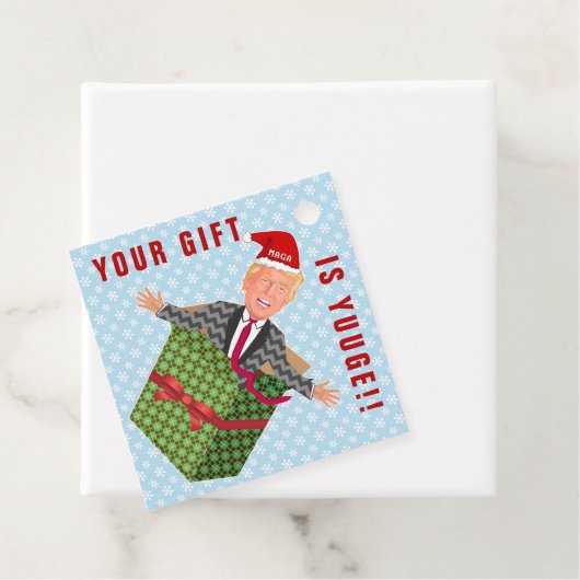 Funny Präsident Donald Trump Weihnachtsjuge Gesche Geschenkanhänger (Beispiel)