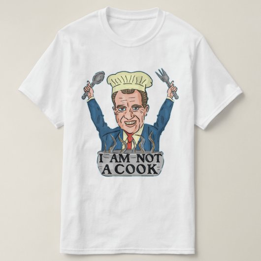 Funny Präsident Richard Nixon Ich bin kein Koch-Ko T-Shirt (Design vorne)