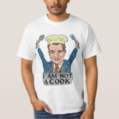 Funny Präsident Richard Nixon Ich bin kein Koch-Ko T-Shirt (Vorderseite)