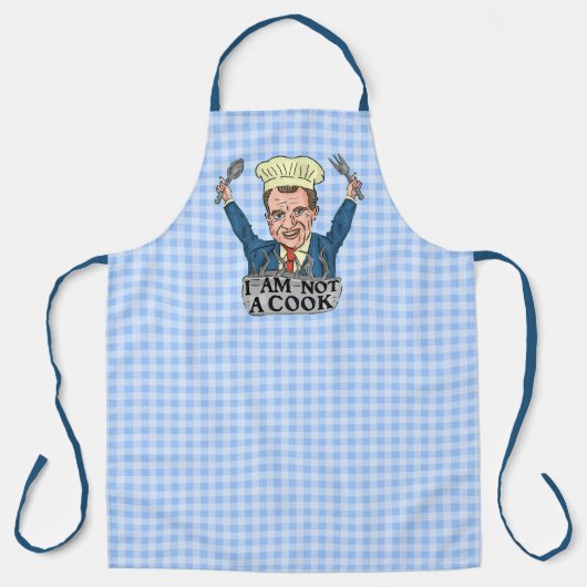 Funny Präsident Richard Nixon Ich bin kein Koch Schürze (Vorderseite)