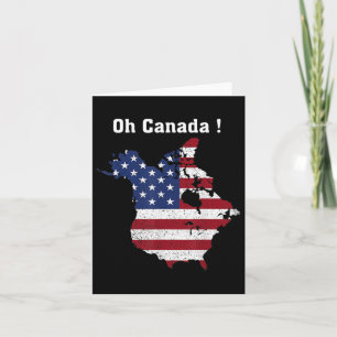 Funny Präsident Trump Sprichwort Oh Kanada Karte A