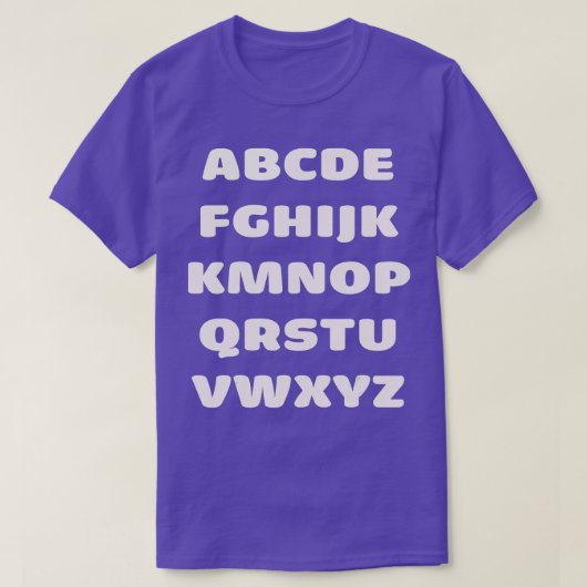 Funny Pre K Kindergarten Hi Alphabet Back To Schoo T-Shirt (Design vorne)