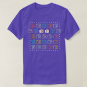 Funny Pre K Kindergarten Hi Alphabet Zurück in Sch T-Shirt (Design vorne)