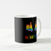 Funny Pre-Wedding Announcement Kaffeetasse (VorderseiteRechts)