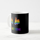 Funny Pre-Wedding Announcement Kaffeetasse (Vorderseite Links)